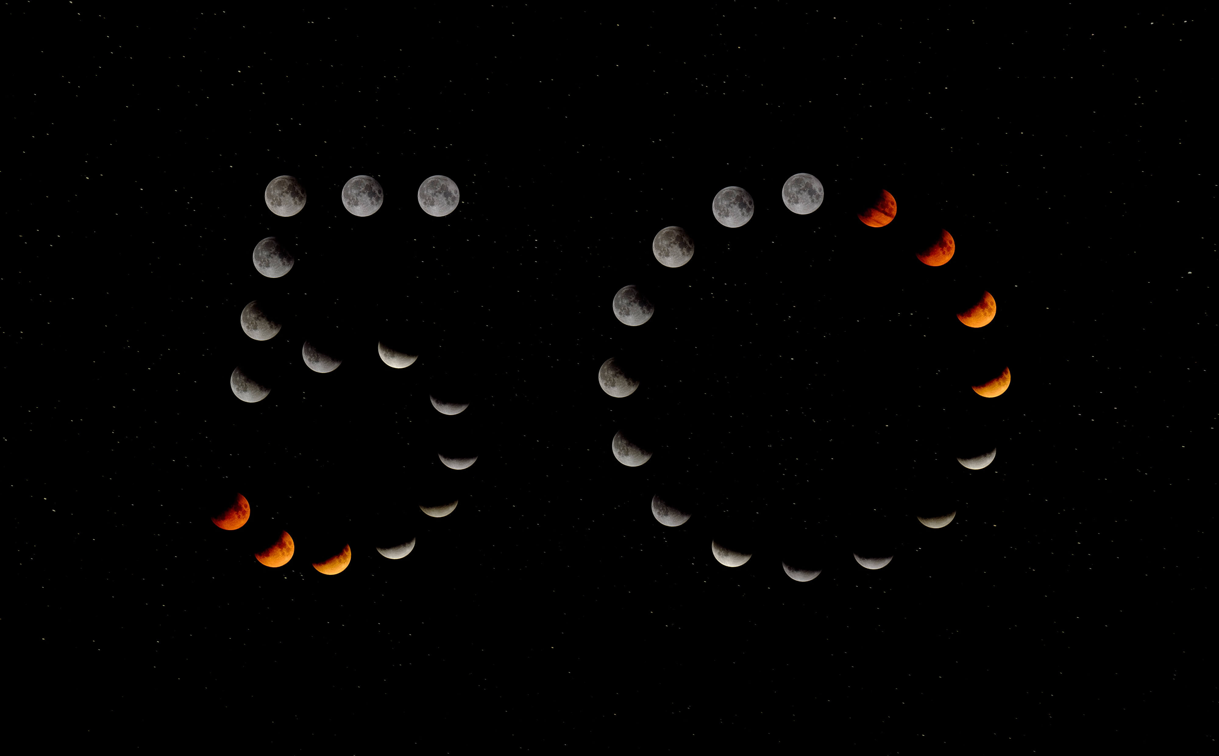 Composite picture of the moon celebrating 50 years since Apollo 11.